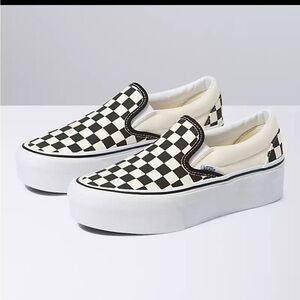 Vans Platform Checkered - women’s size 7.5
